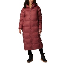 Columbia Winter-Daunenmantel Puffect Long Jacket (Thermarator Isolierung, wasserabweisend) weinrot Damen